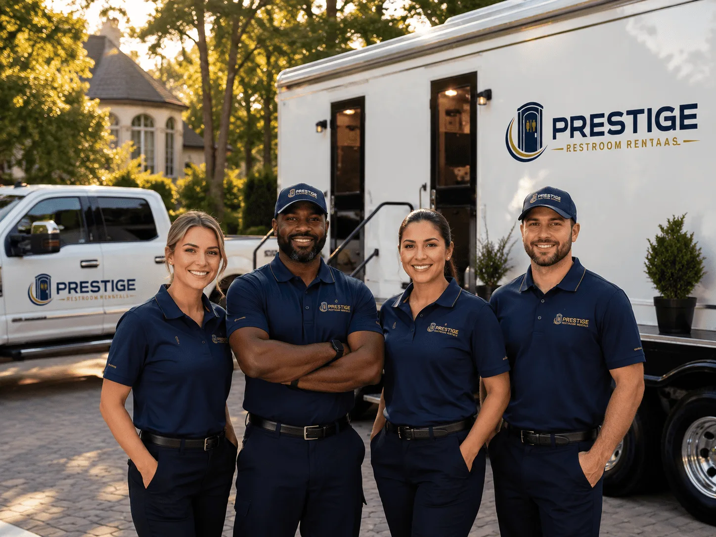Trusted Luxury Portable Restrooms company in Custar, OH